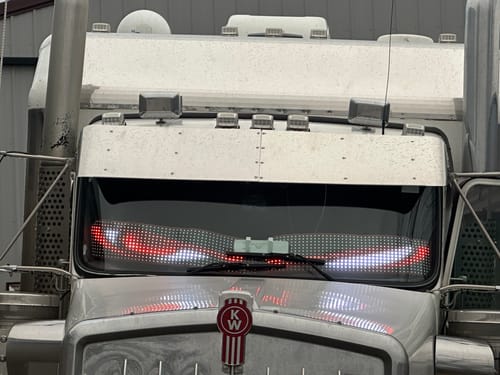 Customer photo review of LED Windshield Eyes For Car And Truck