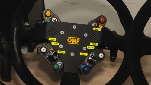 Customer photo review of Simsonn Racing Simulator Carbon Fiber and Aluminum Steering Wheel Hub