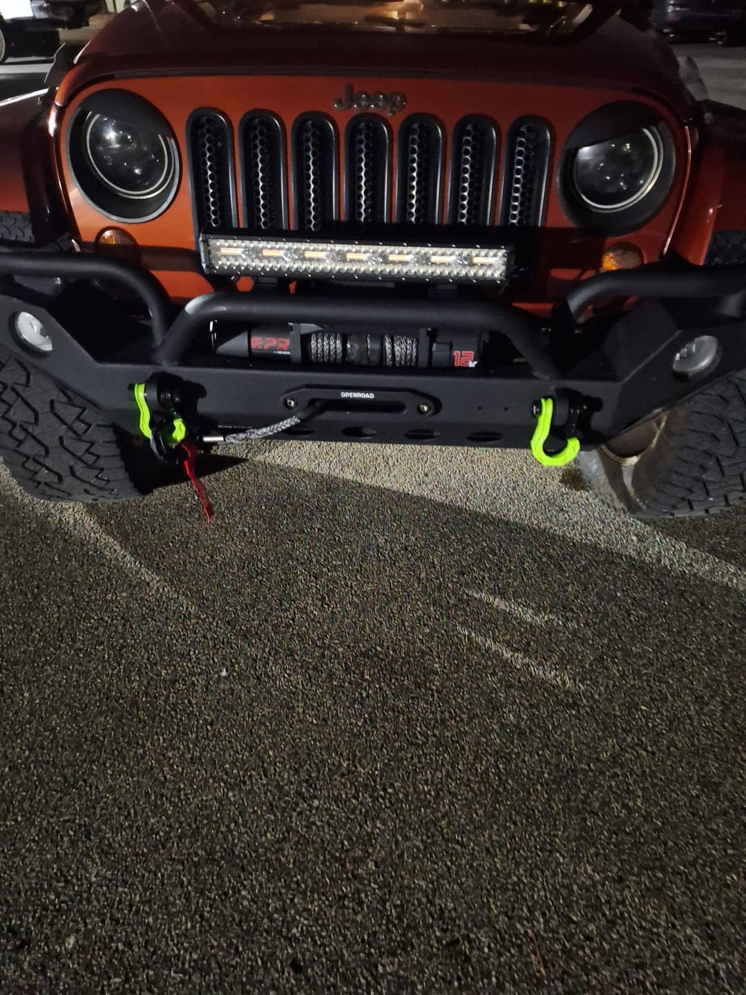 Customer photo review of 12,000lbs Winch -Panther Series 3S with Winch Protection Cover