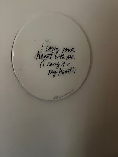 Customer photo review of CARRY YOUR HEART (circle)