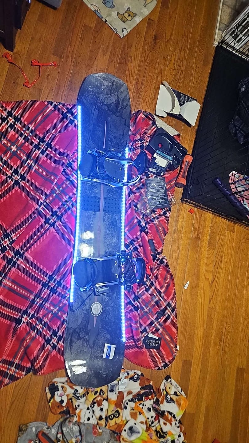 Customer photo review of LED SNOWBOARD SYSTEM