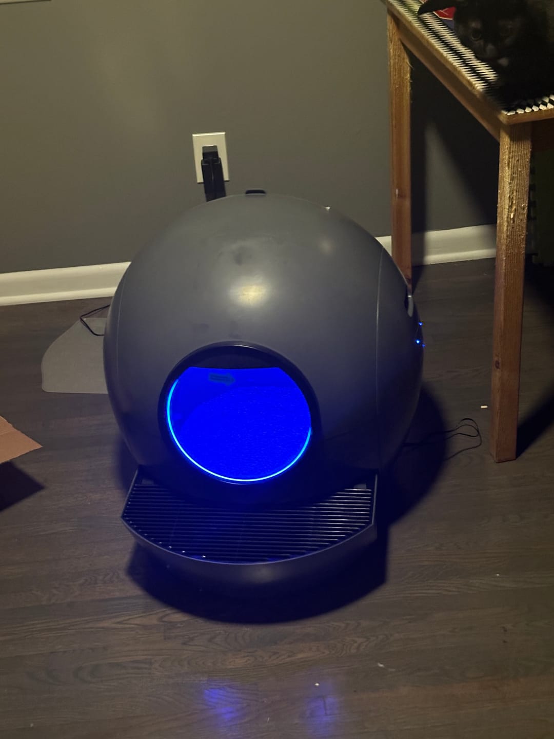 Customer photo review of Trash bag for ELS PET Spaceship Cat Litter Box