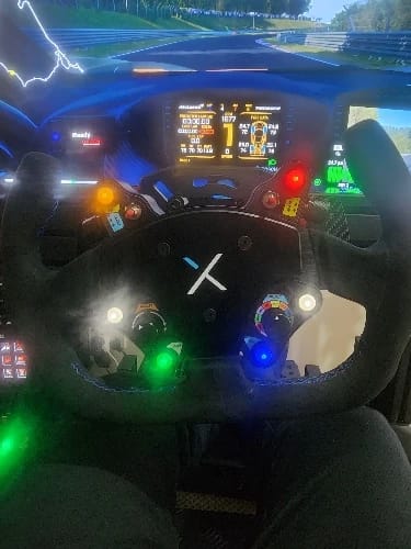 Customer photo review of Simsonn Racing Simulator Carbon Fiber and Aluminum Steering Wheel Hub