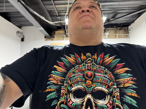 Customer photo review of Mex Flag High Tops ( Black or White Sole )