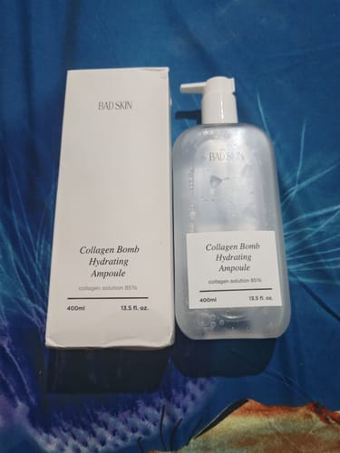 Customer photo review of Bad Skin™ Korean Collagen Bomb Hydrating Ampoule