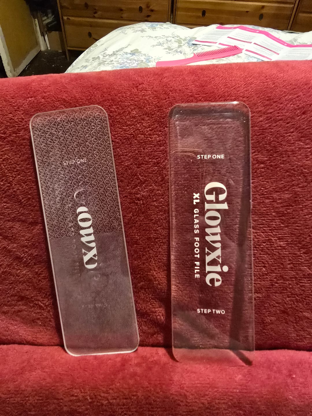 Customer photo review of XL Foot File, 2x Heel Socks Bundle