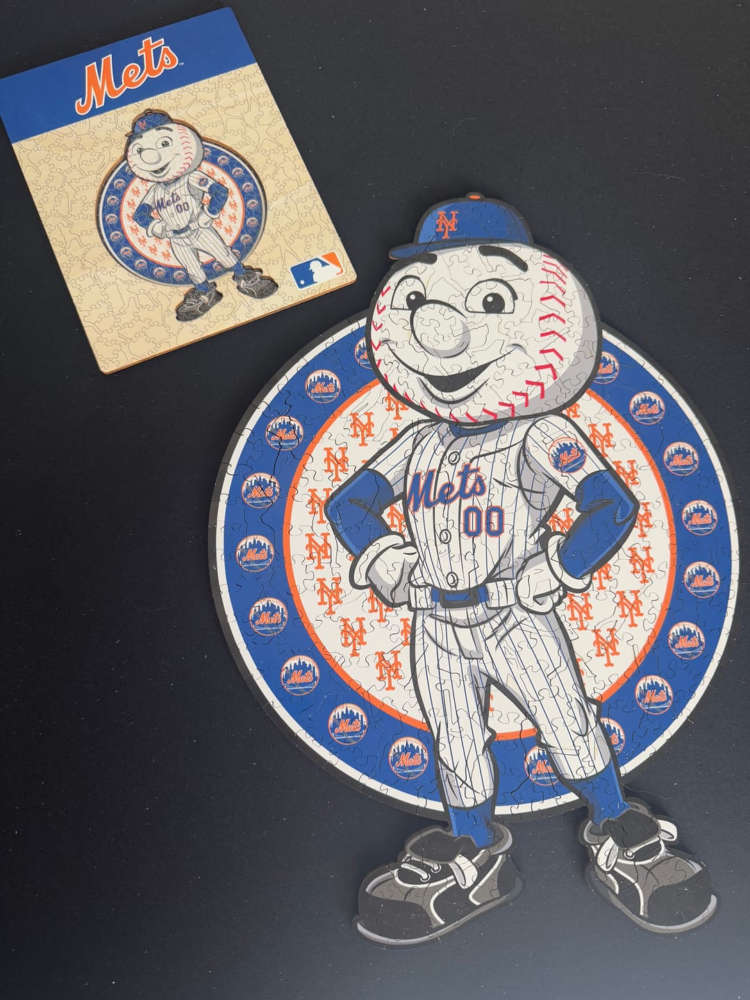 Customer photo review of New York Mets™ Mascot - Wooden Puzzle