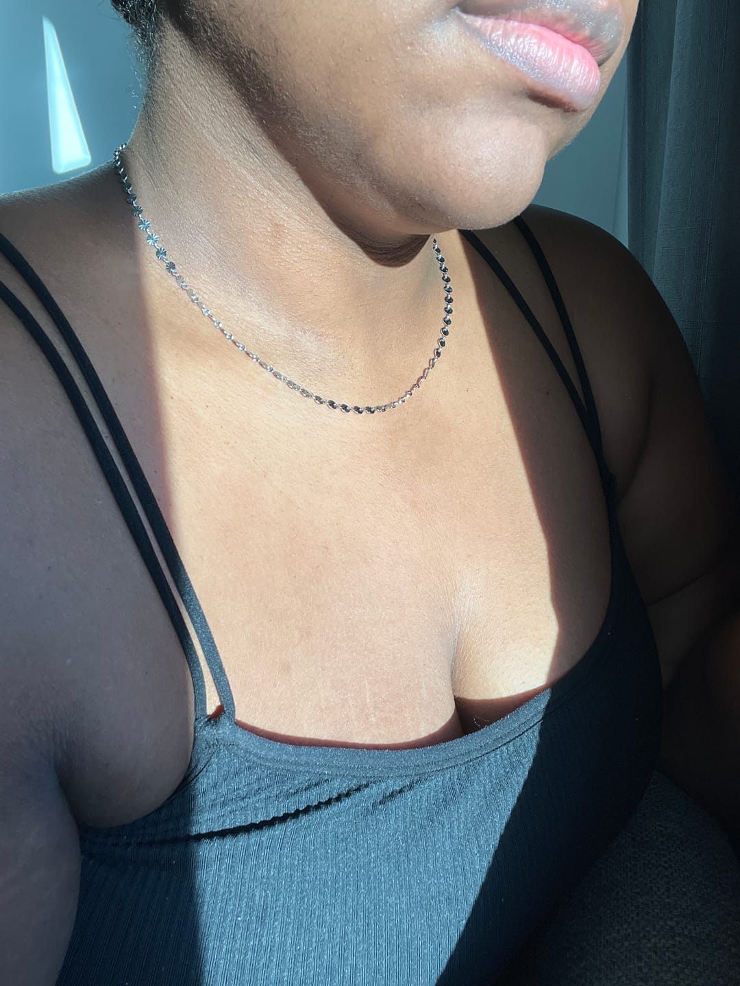 Customer photo review of Moon Chain Necklace