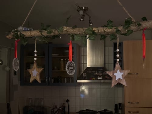 Customer photo review of Weihnachtsdeko mit Schneeflocken