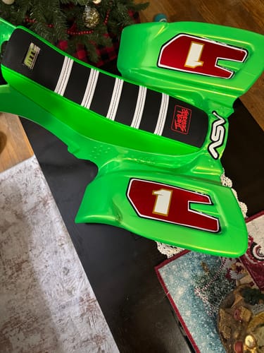 Customer photo review of Custom Seat Cover: 2020 Honda CRF50F