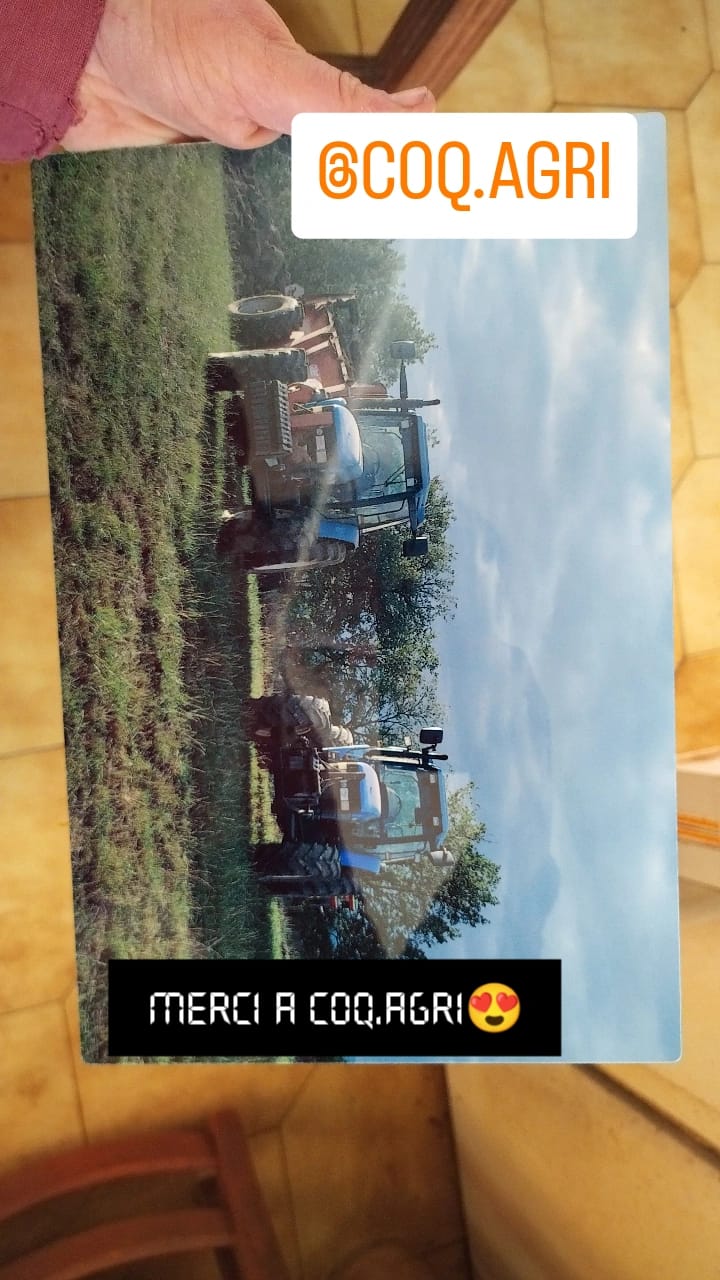 Customer photo review of Poster métallique personnalisable