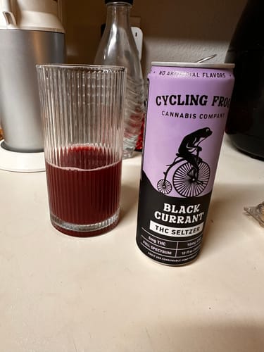 Customer photo review of THC Seltzer Giveaway - Black Currant