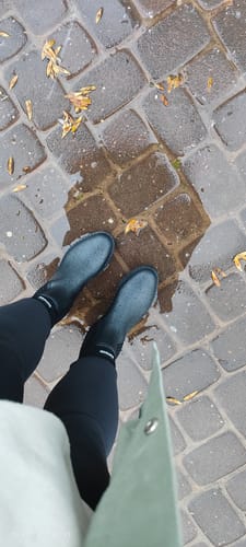 Customer photo review of מגפוני גשם מוצ'י - שחור