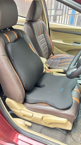 Customer photo review of Frido Ultimate Car Backrest Cushion