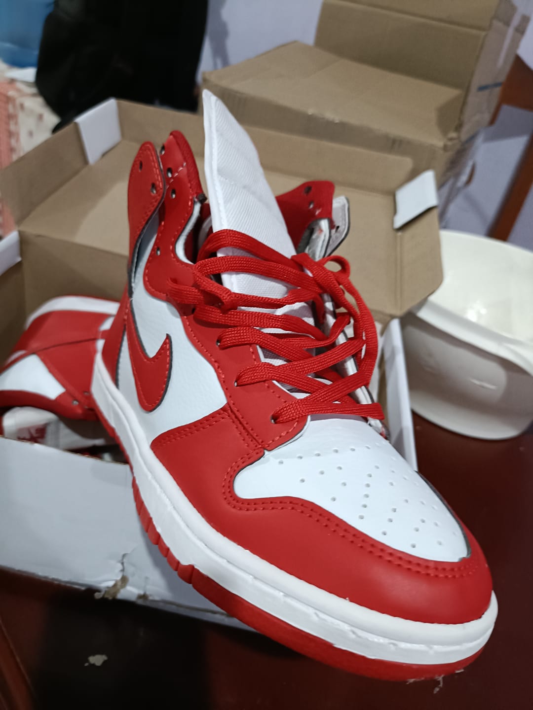 Customer photo review of Tenis 270 Blanco Negro Negro