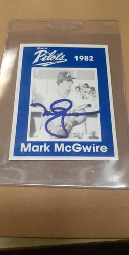 Customer photo review of Mark McGwire Autograph Signing
