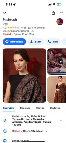 Customer photo review of Pashtush womens Bamboo stole, Reversible Ethnic Weave Palla design, Multicolour