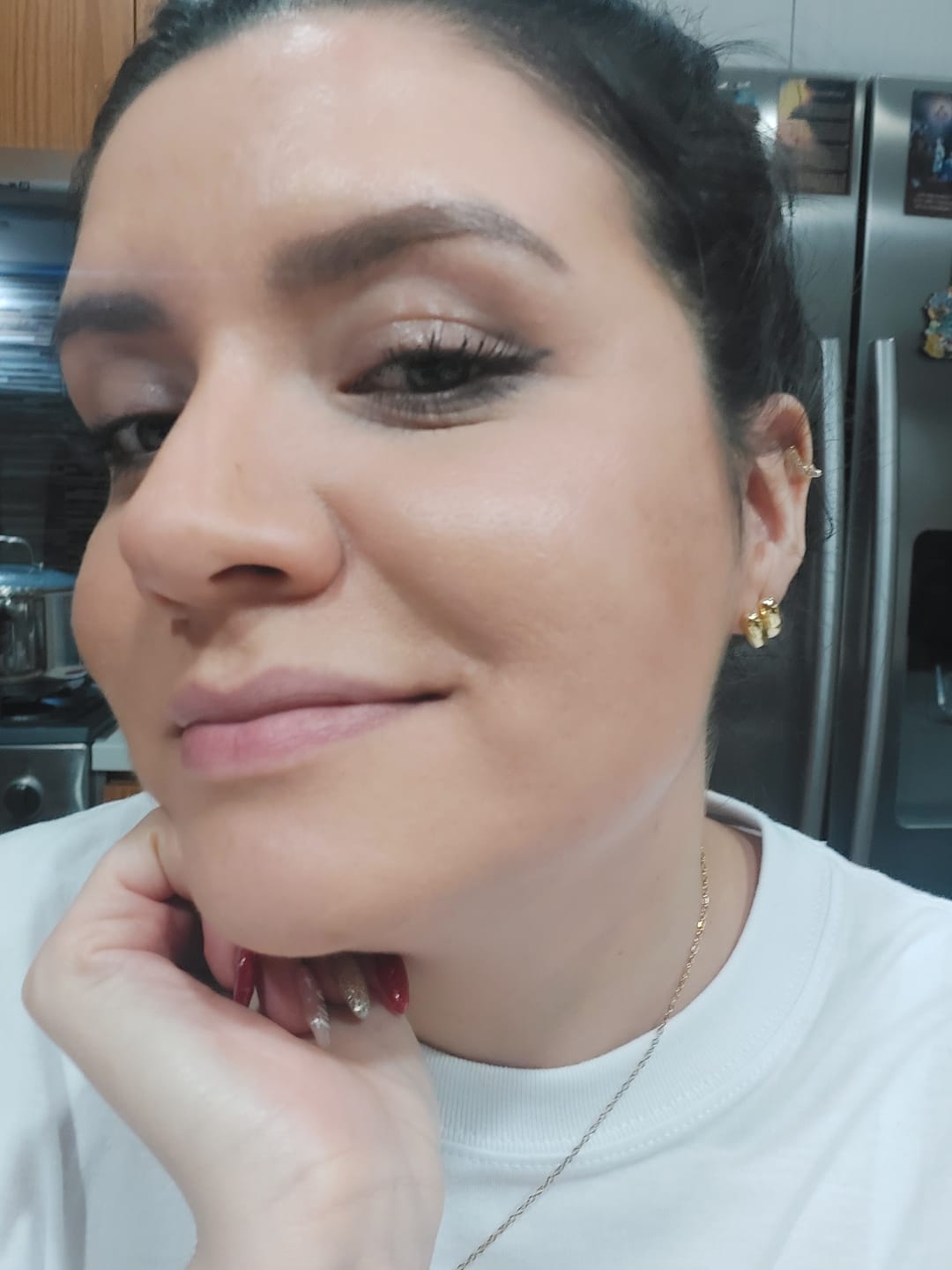Customer photo review of Par Arete Doble Tipo Ear Cuff
