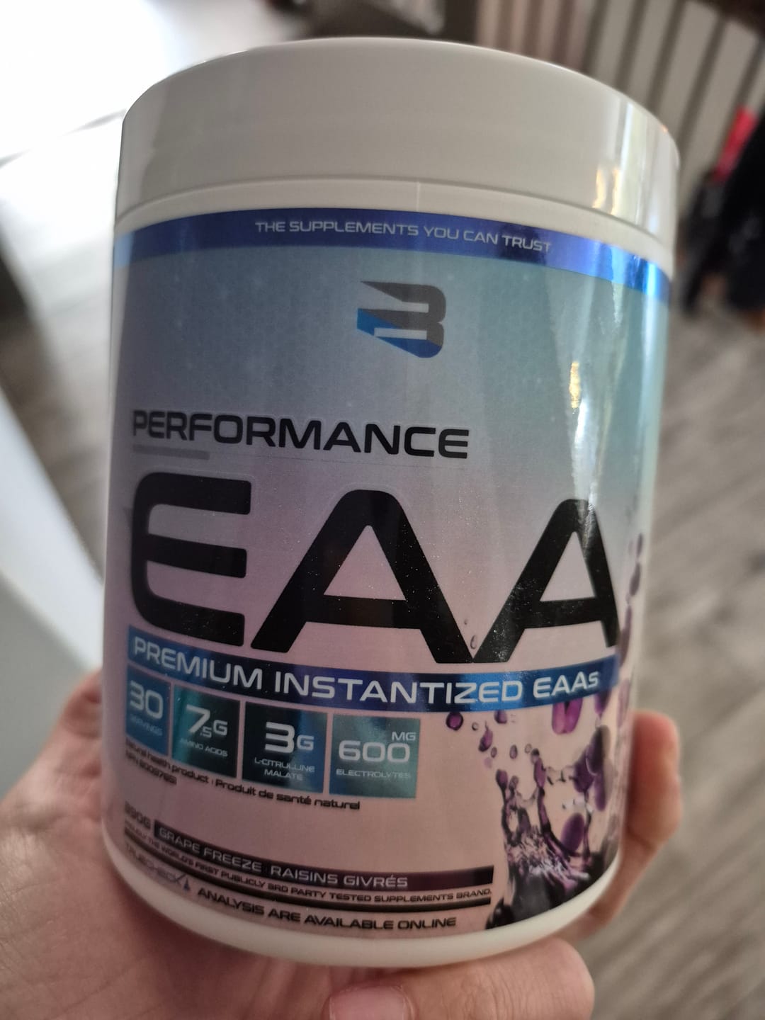 Customer photo review of Believe - Performance EAA 390G