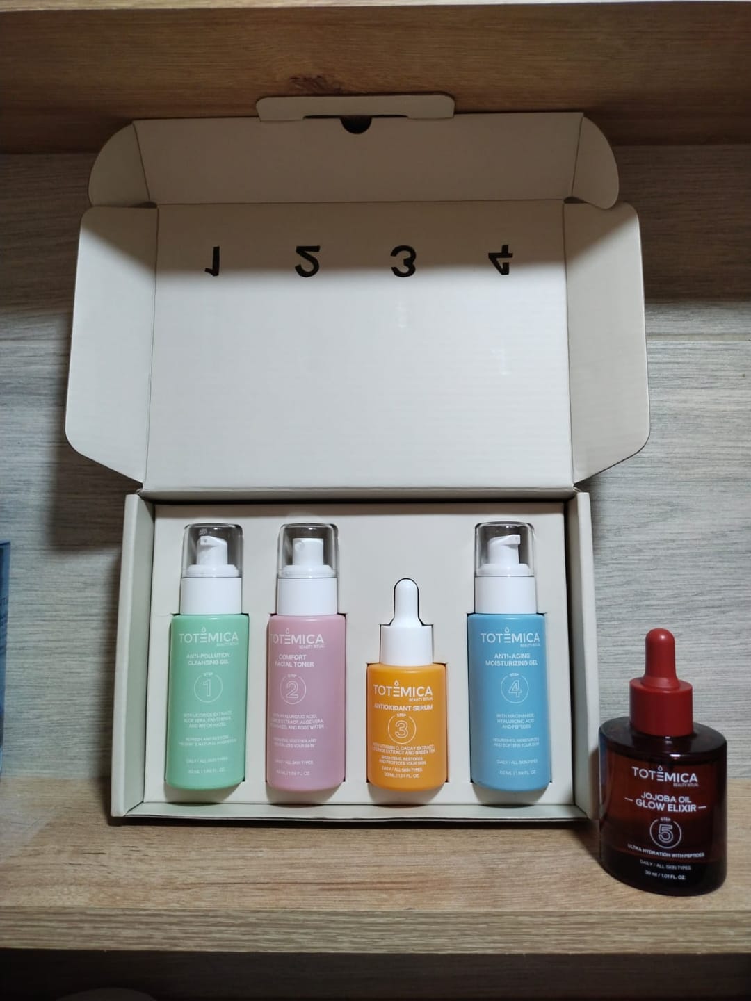 Customer photo review of Jojoba Oil Glow Elixir