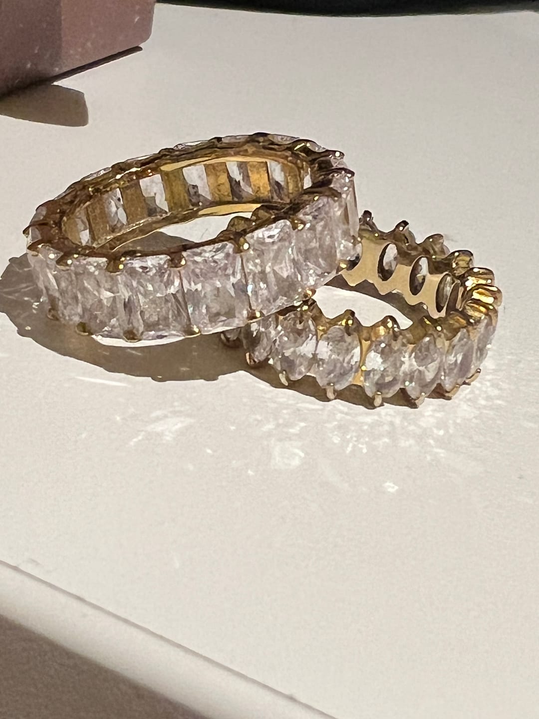 Customer photo review of Sparkle Deluxe Ring | 18K vergoldet