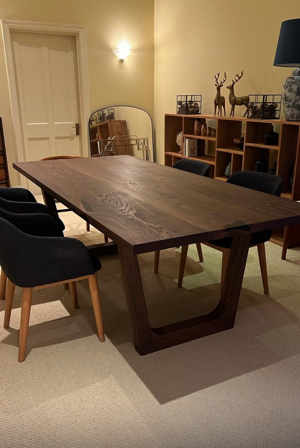 Customer photo review of Lilian Extendable Dining Table in Solid Oak