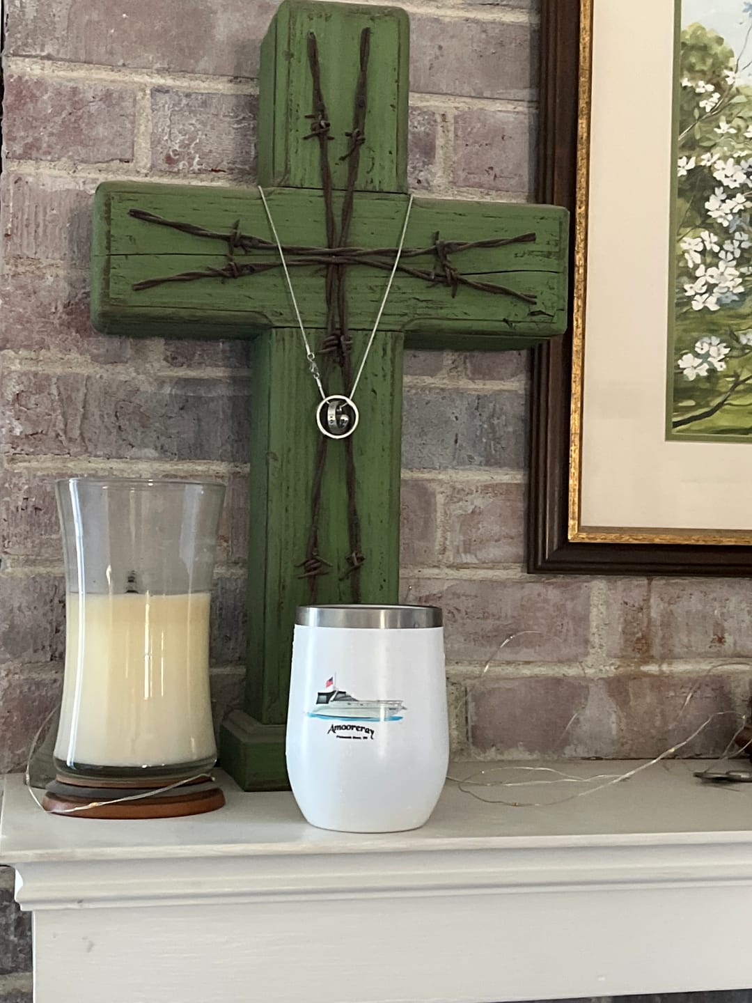 Customer photo review of Custom Wine Tumblers