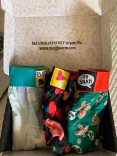 Customer photo review of SWAG - Mystery Boxer 5-Pack