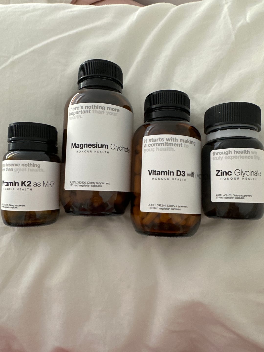 Customer photo review of Zinc Glycinate - 60 Capsules