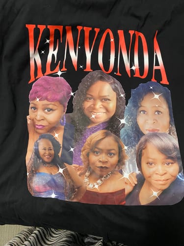 Customer photo review of CUSTOM VINTAGE TEE