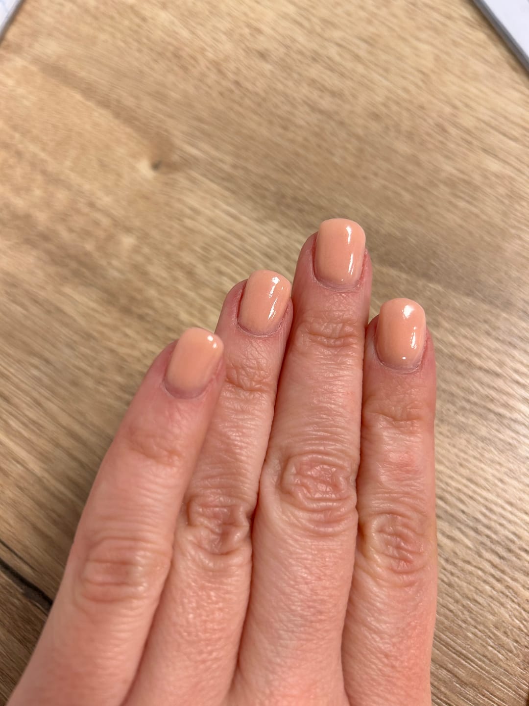 Customer photo review of Warm Nude Dipping Powder