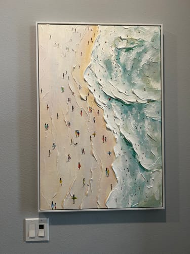 Customer review photo for Plaster Art Texture Painting #SG179