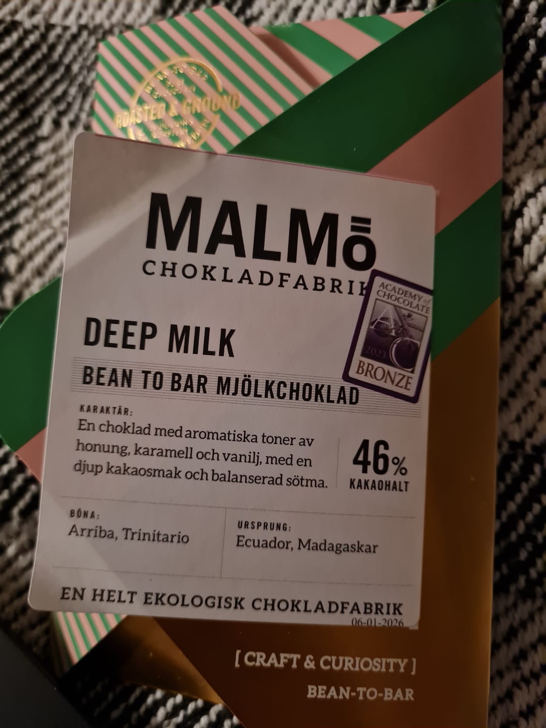 Customer photo review of Deep milk 46% - chokladkaka