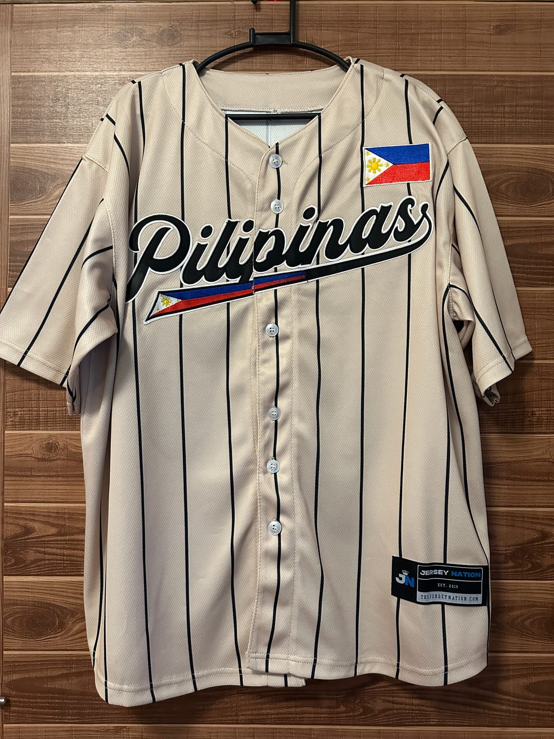 Customer photo review of Philippines Custom Baseball Jersey