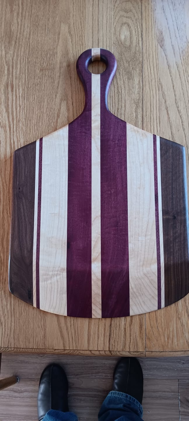 Customer photo review of 21x14" Pizza Paddle Acrylic Router Template