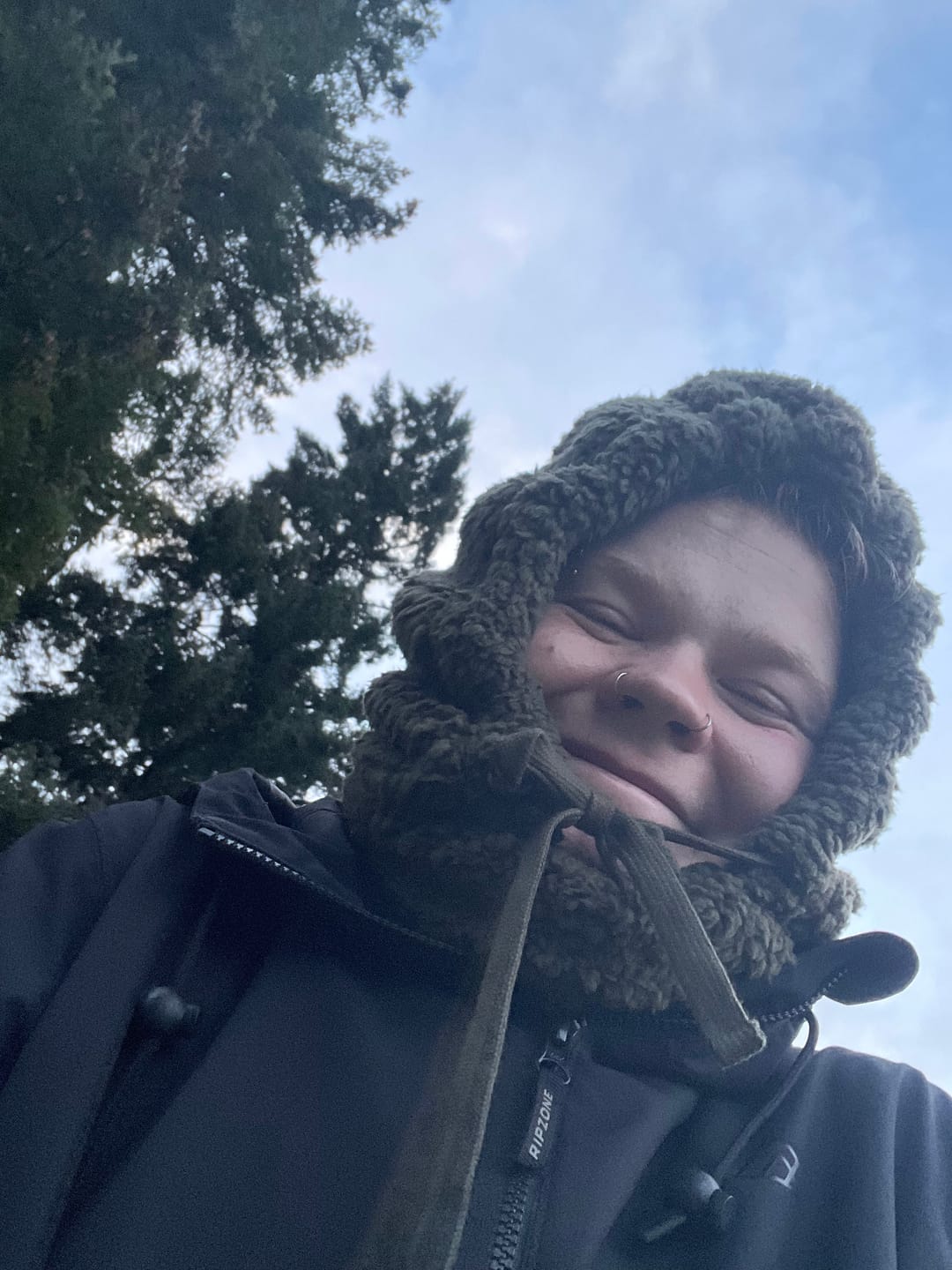 Customer photo review of Sherpa Hood