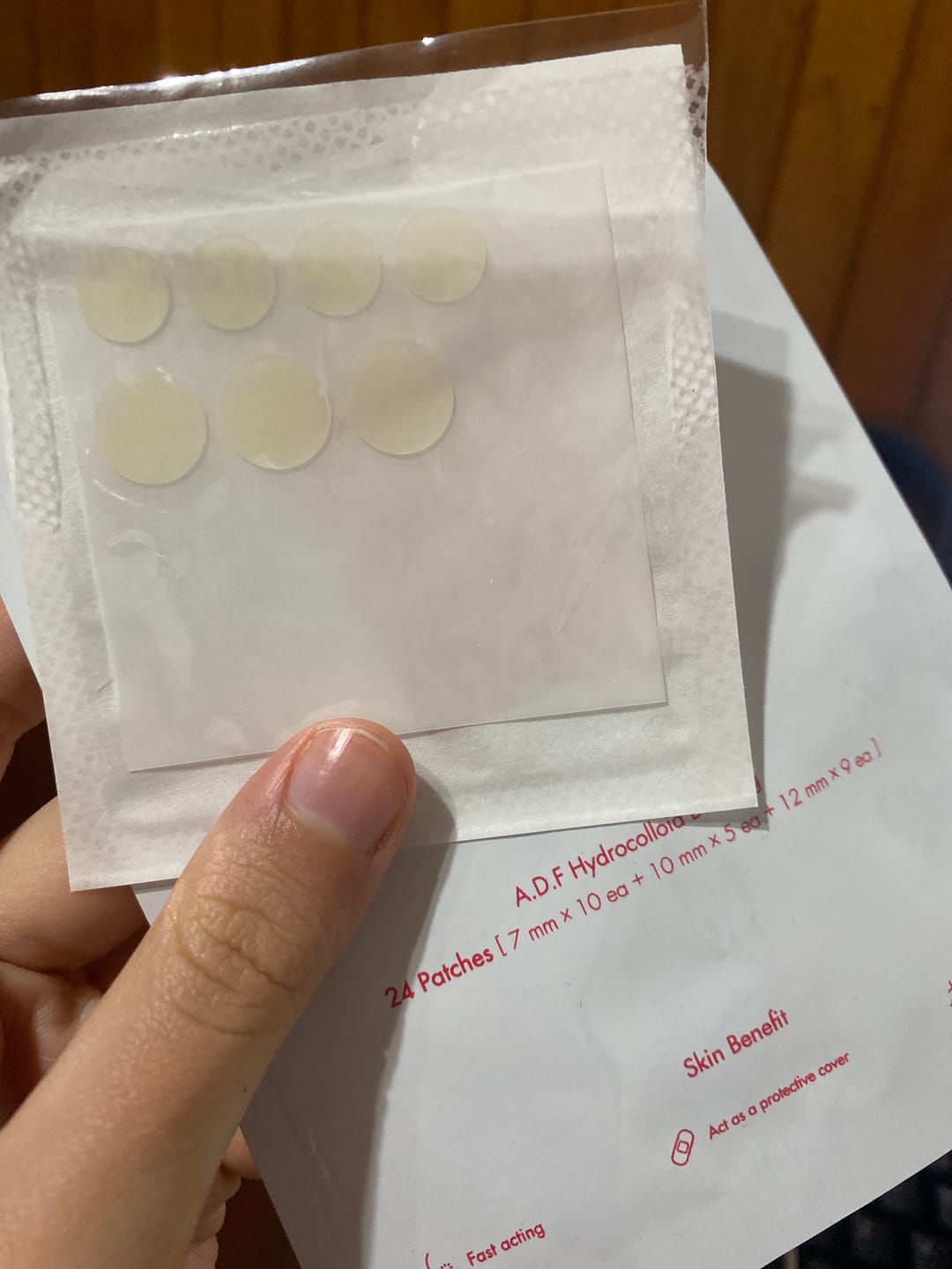 Customer photo review of Acne Pimple Master Patch