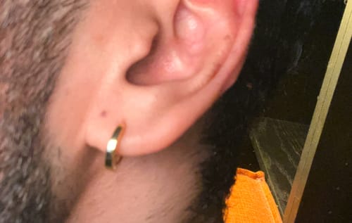 Customer photo review of Gold Hoop