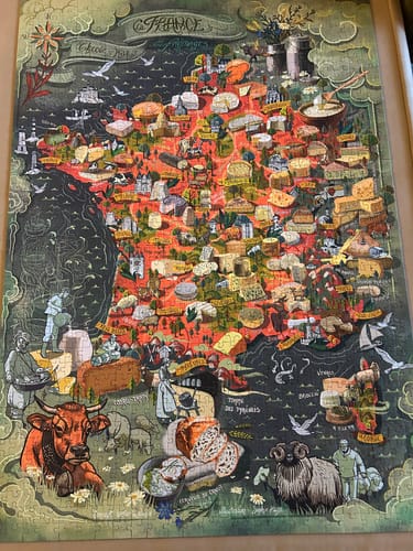 Customer photo review of Cheese Puzzle - France