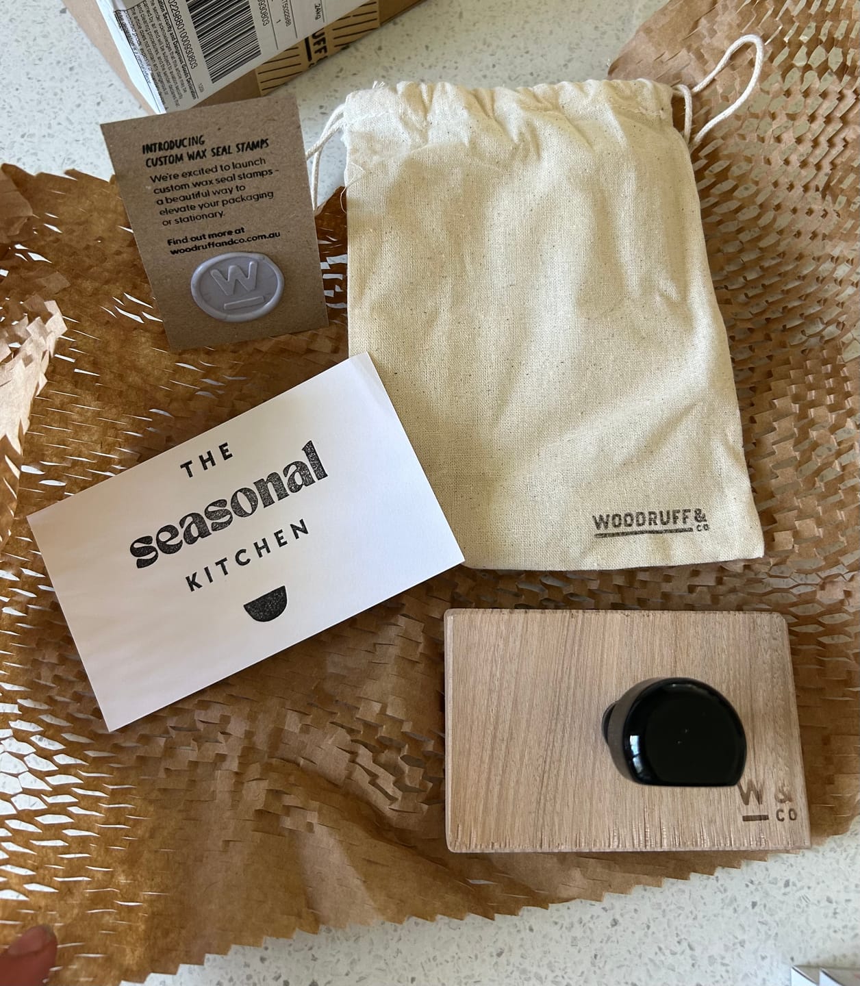 Customer photo review of Custom Rubber Stamp