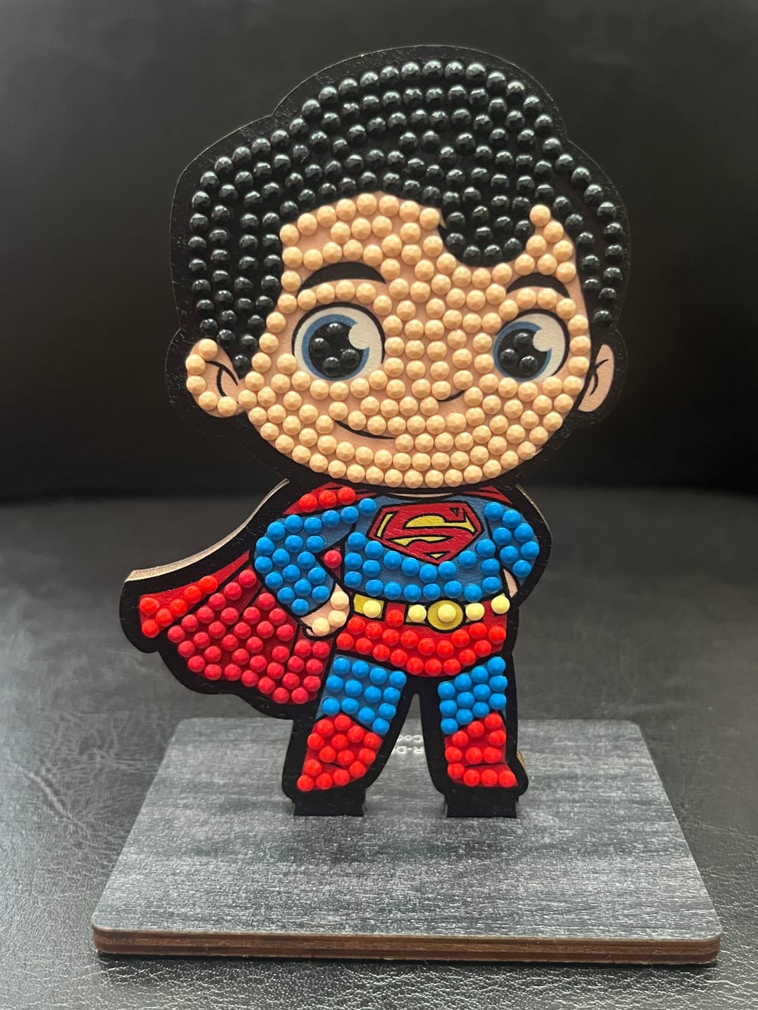 Customer photo review of "Superman" Crystal Art Buddies DC Series 3