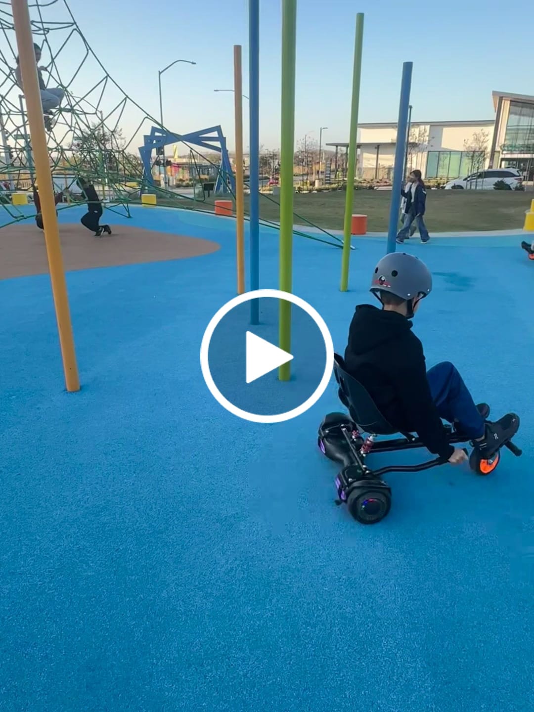 Customer video review of G13 Hoverboard with K2 Hoverboard Go Kart