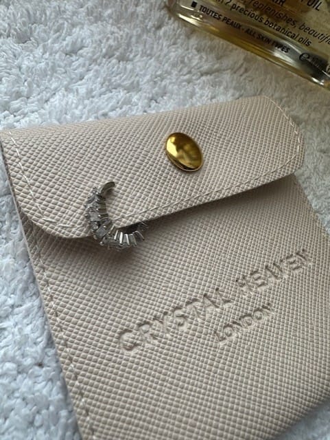 Customer photo review of Fine Pavé Crystal Nose Hoop (20g)