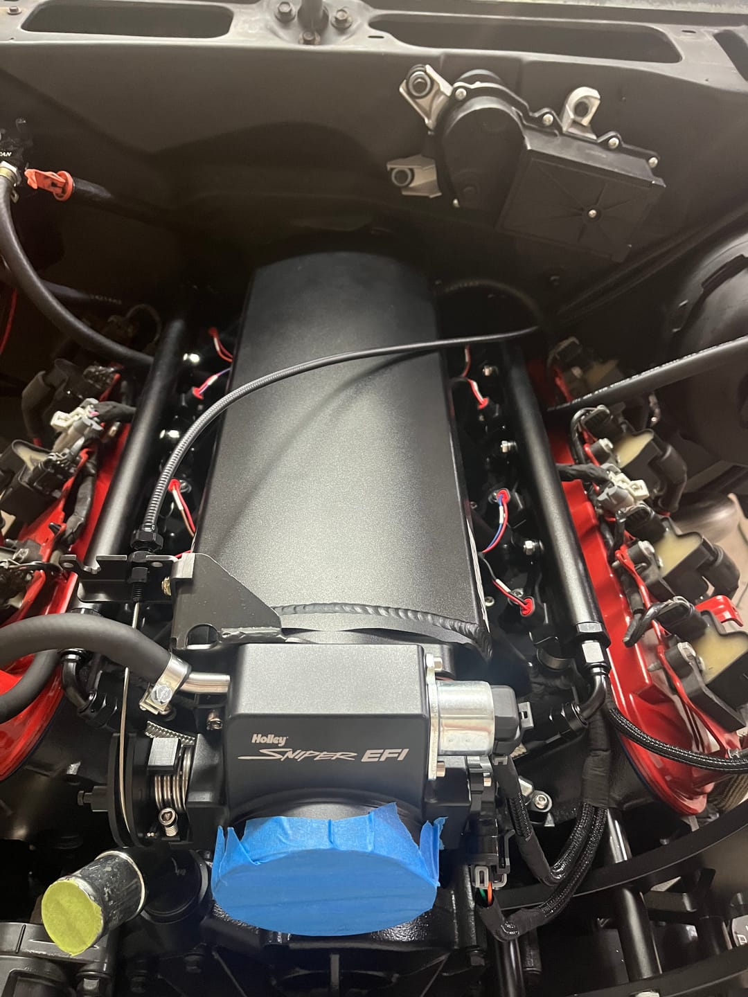 Customer photo review of Motion Raceworks 48" Throttle Cable w/ GM/Ford Pedal Attachment 18-141