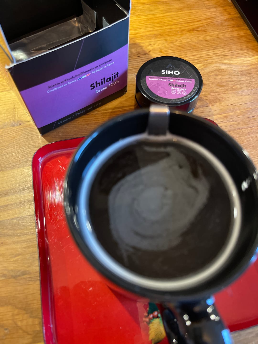 Customer photo review of Résine de Shilajit : Pure 100% | SIHO