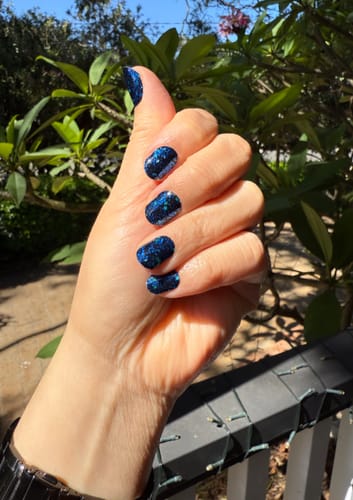 Customer photo review of Full Moon | NO Cure Gel Nail Wraps