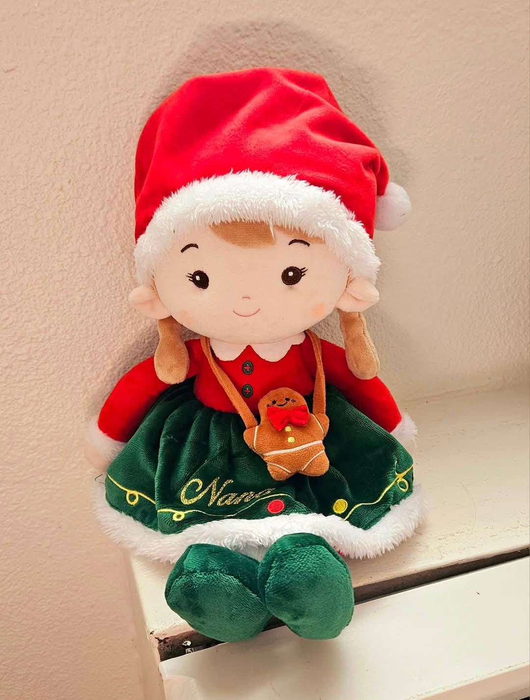 Customer photo review of Personalized Natalie the Elf - Christmas Special