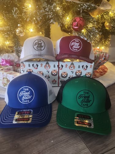Customer photo review of [12 Pack] Embroidered 112 Style Trucker Hats