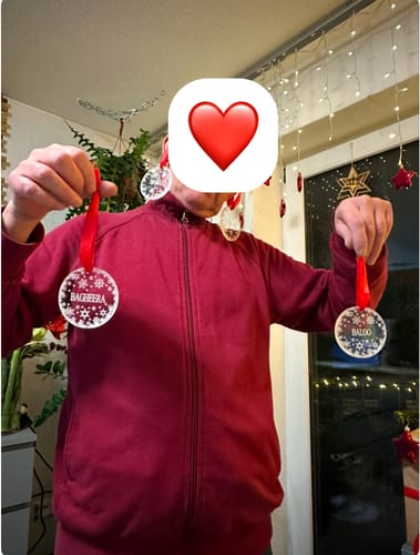 Customer photo review of Weihnachtsdeko mit Schneeflocken