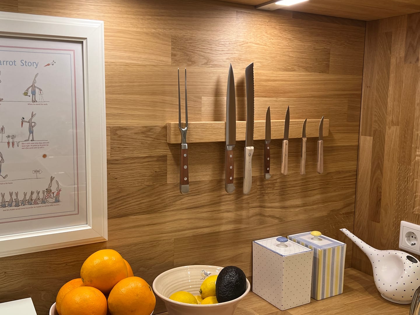 Customer photo review of Magnet Messerleiste CULTRO aus Holz